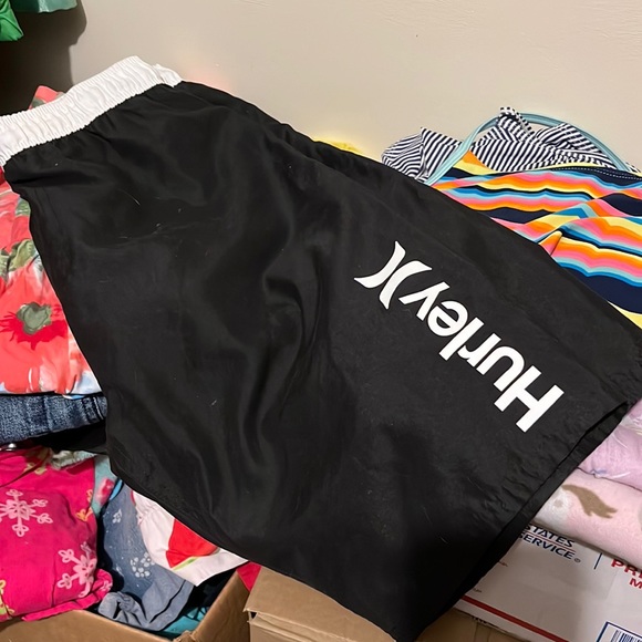 Boys XL Hurley Lined Swim Shorts - Picture 1 of 4